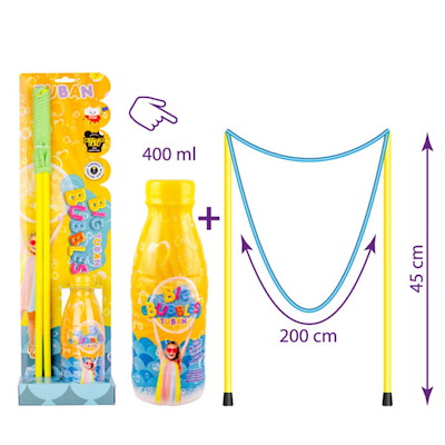SET – GIANT BUBBLE WAND + LIQUID 400 ml