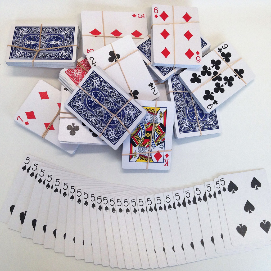 BICYCLE FORCING DECK - 26 of the same card