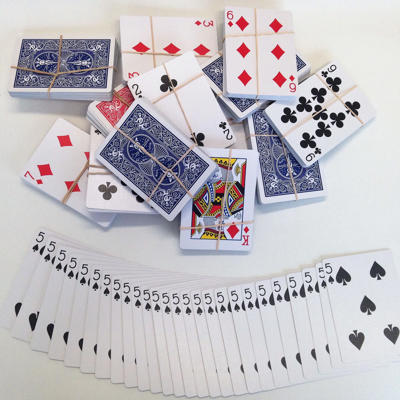 BICYCLE FORCING DECK - 26 of the same card